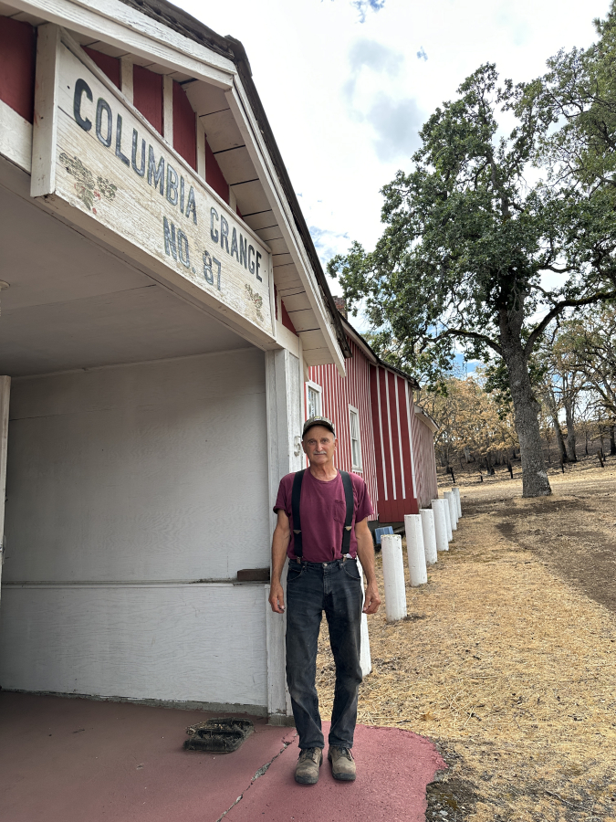 Charlie Deach is credited with saving the Columbia Grange Hall near Lyle from the Burdoin Fire. (Contributed by the National Grange)