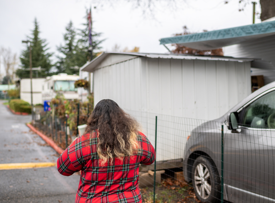 A woman The Columbian is identifying only as Katherin has struggled her way through immigration court, mostly without representation. After receiving a deportation order, she finally found legal help. (Photos by Taylor Balkom/The Columbian)