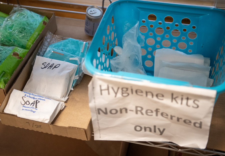 Martha&rsquo;s Pantry doesn&rsquo;t just distribute food. Cleaning and hygiene products are on the shelves too.