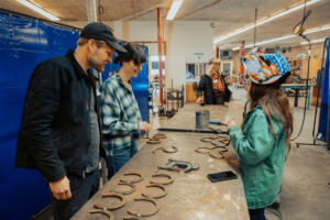 Rep. Marie Gluesenkamp Perez, D-Skamania, visits a classroom at Stevenson High School during the 2024-25 school year. (Contributed by the Office of Marie Gluesenkamp Perez)