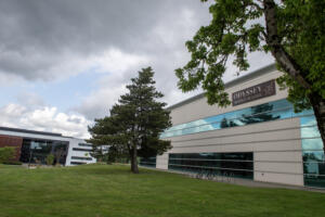 Odyssey Middle School in Camas is pictured May 22. The Camas School District plans to sell 20 acres and lease the former middle school&rsquo;s building. (Amanda Cowan/The Columbian files)