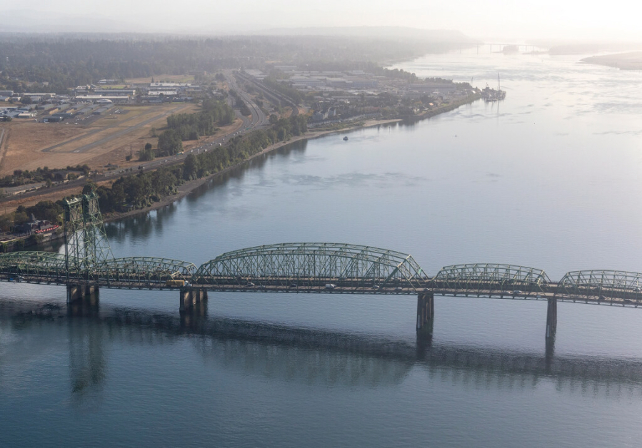 The Interstate 5 Bridge crosses the Columbia River on Oct. 11, 2022. (Photos by Taylor Balkom/The Columbian files)