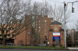 Providence Portland Medical Center is pictured along Northeast Glisan Street on Jan. 9. Some local residents have been crossing the bridge into Oregon for specialty care. (Amanda Cowan/The Columbian)