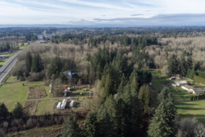 As part of Clark County&rsquo;s growth plan update, cities are seeking to change their urban growth boundaries. For example, the city of Battle Ground wants to rezone properties along state Highway 502, at left, seen here on Monday, to create an industrial and commercial employment zone. (Taylor Balkom/The Columbian)