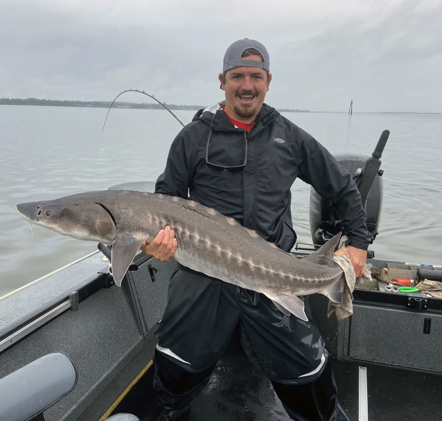 There has been no sturgeon retention in the lower Columbia for years, a fact that has driven the heavy traffic in the Bonneville retention season. (Photo by Bob Rees)