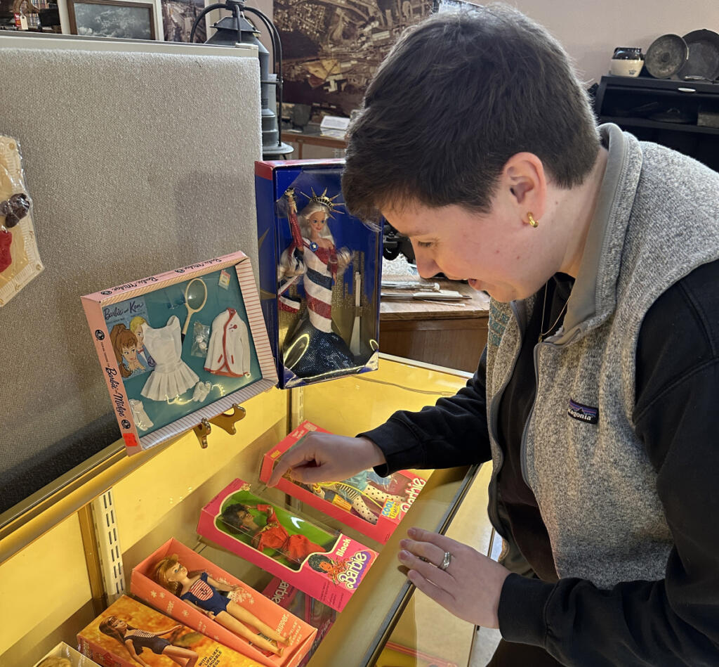 The Barbie collection was donated by east Clark County resident Barbara Heriford&rsquo;s estate in 1991. (Photos by Bre Johnson/The Columbian)