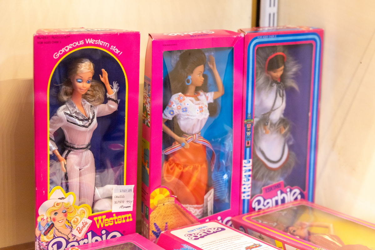 The Barbie exhibit at the Two Rivers Heritage Museum opened Saturday. (Photos by Bre Johnson/The Columbian)