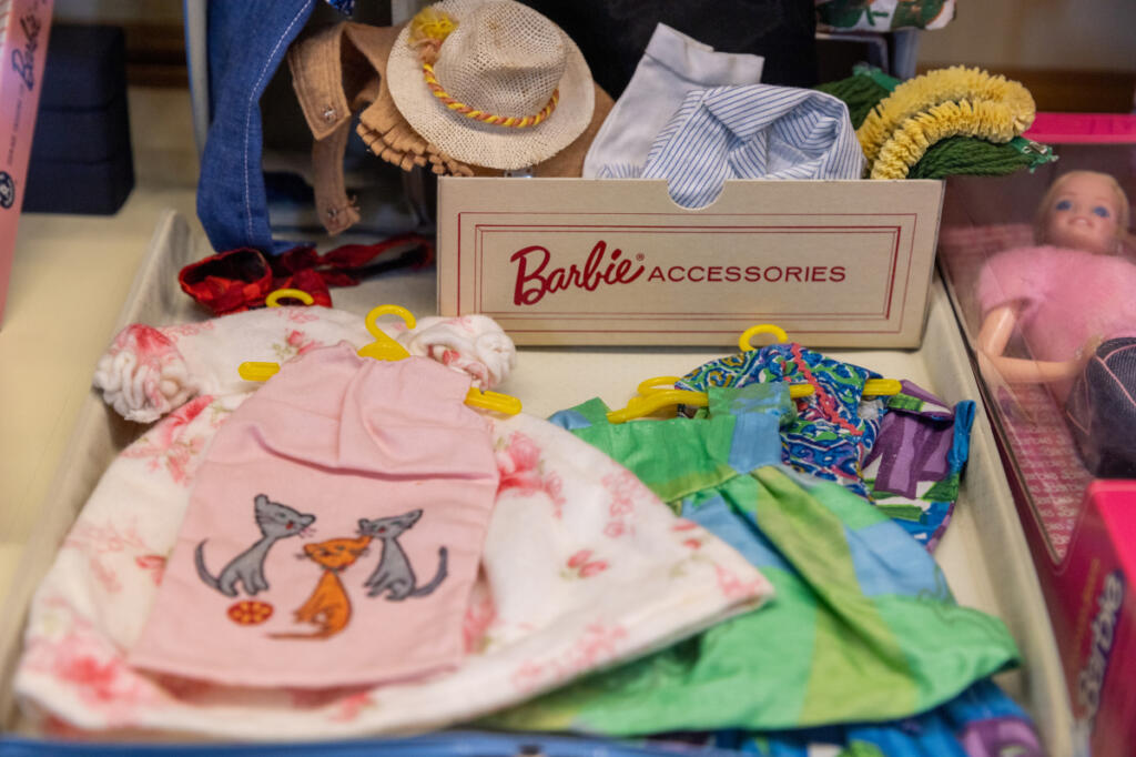 The Two Rivers Heritage Museum is showcasing its extensive Barbie doll collection. (Bre Johnson/The Columbian)