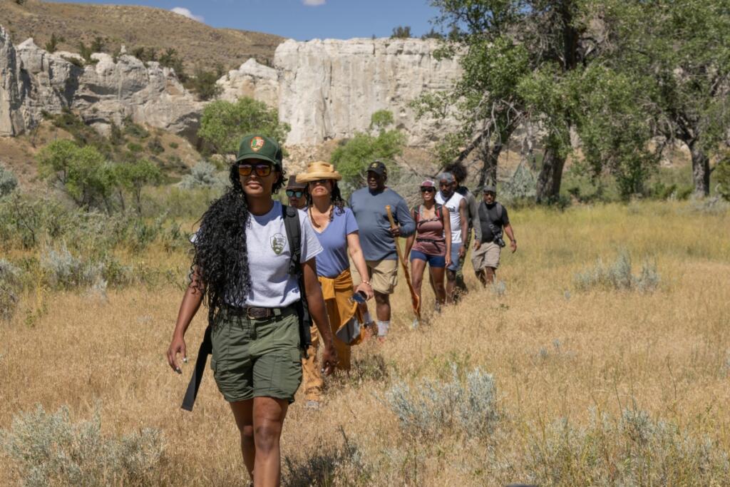 Eight Black educators explore Upper Missouri River Breaks National Monument in the documentary film &ldquo;Big Medicine: York Outdoors.&rdquo; (Peter Carbonell/National Park Service)