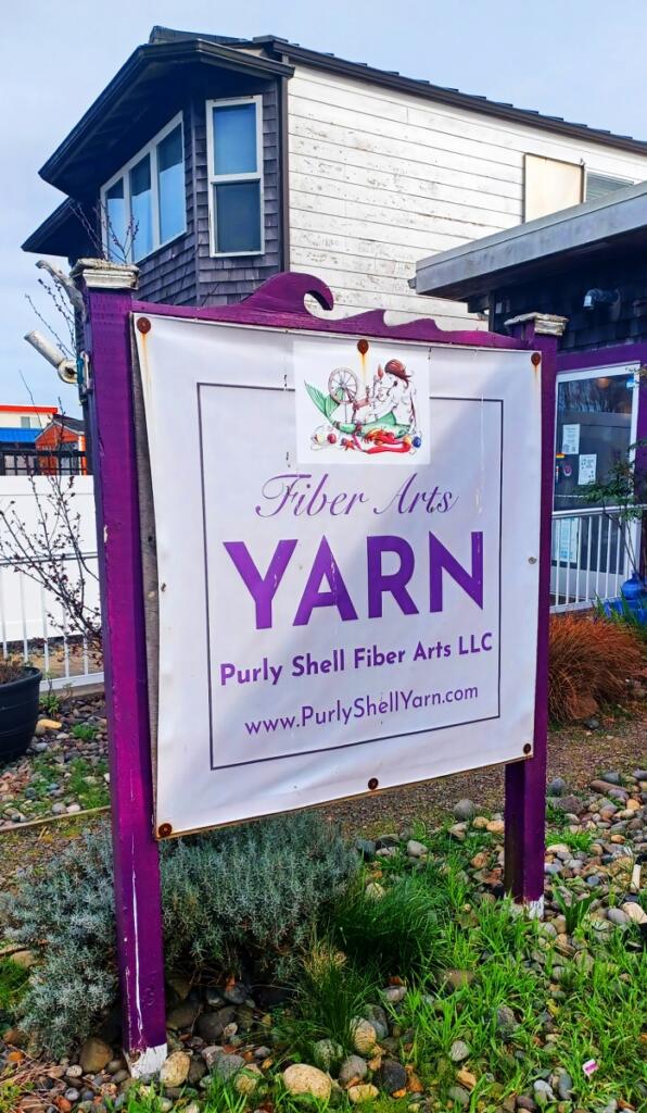 Find all kinds of yarn in Purly Shell Fiber Arts &mdash; and you just might find a couple fuzzy dogs, too. (Monika Spykerman/The Columbian)