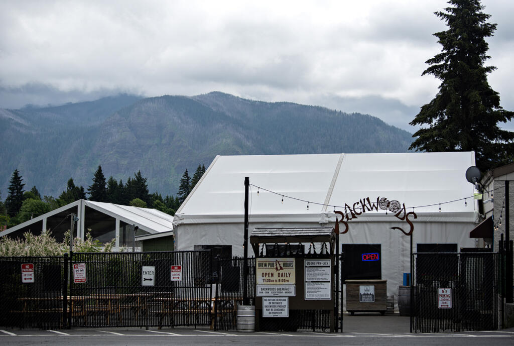 The number of visitors and how much they&rsquo;re spending are down in Skamania County, which affects such hospitality businesses as Backwoods Brewing Co. in Carson. (Amanda Cowan/The Columbian files)