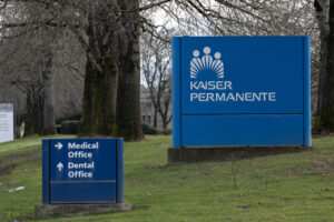 Health care workers represented by the Oregon Federation of Nurses & Health Professionals, AFT Local 5017, AFL-CIO voted to approve a new contract with Kaiser Permanente, as seen Jan. 26, after a year of bargaining, a five-day strike in October and a vote of no confidence in Kaiser CEO Greg Adams. (Amanda Cowan/The Columbian files)