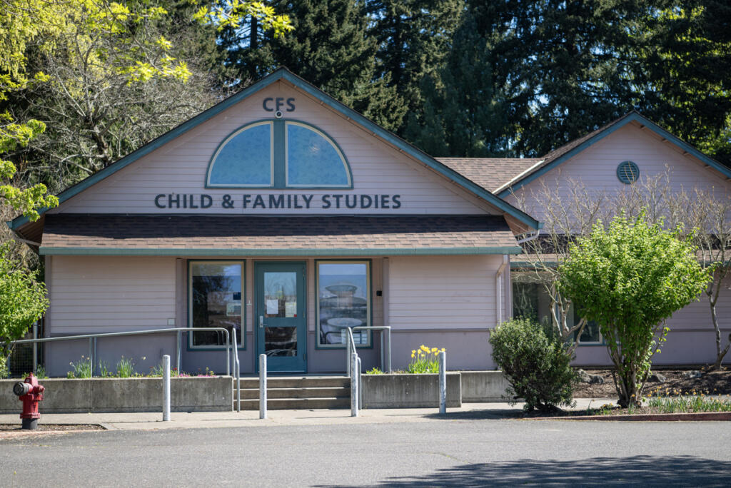 The Child and Family Studies building at Clark College&rsquo;s main campus. In 1999, Clark&rsquo;s Early Childhood Education program and child care center became a single department called Child and Family Studies.