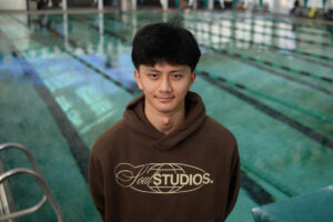 Camas senior Tenzin Kelsang has been part of a core group of swimmers on the Papermakers team for the past four years. (Taylor Balkom/The Columbian)