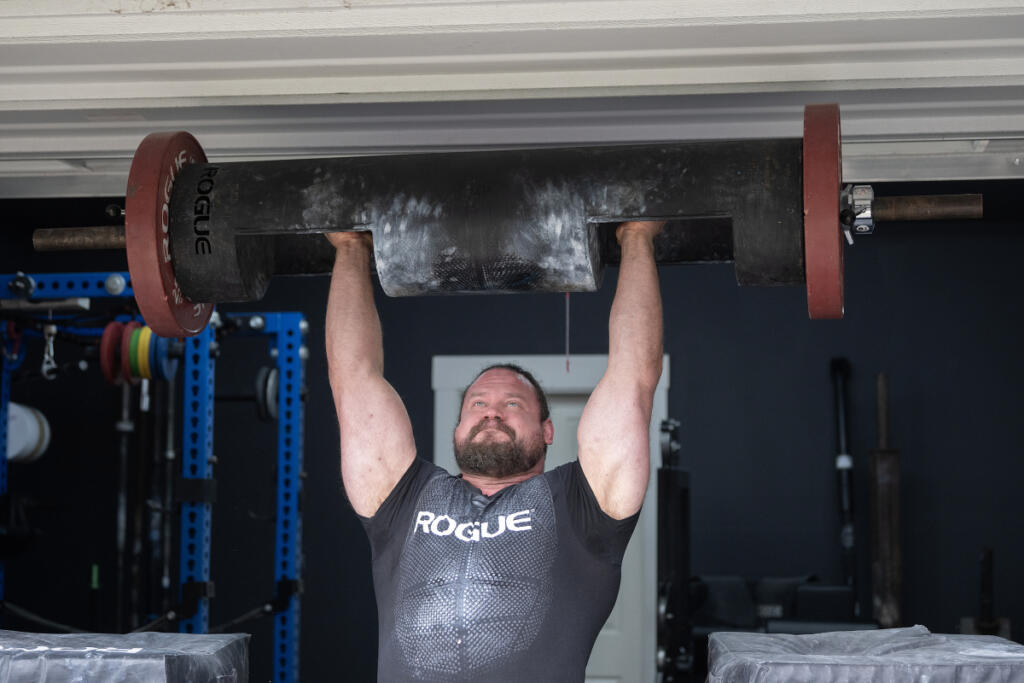 Camas resident Martins Licis won the World&rsquo;s Strongest Man title in 2019. (Amanda Cowan/The Columbian)