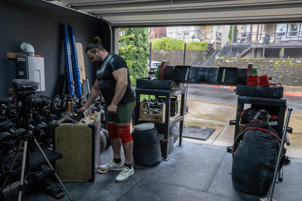 Martins Licis recently moved to Camas from Los Angeles, where he&rsquo;d been running a gym. (Amanda Cowan/The Columbian)