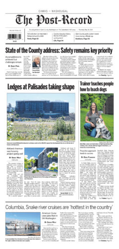 Thursday, May 28th, 2026 Camas-Washougal Post-Record newspaper front page