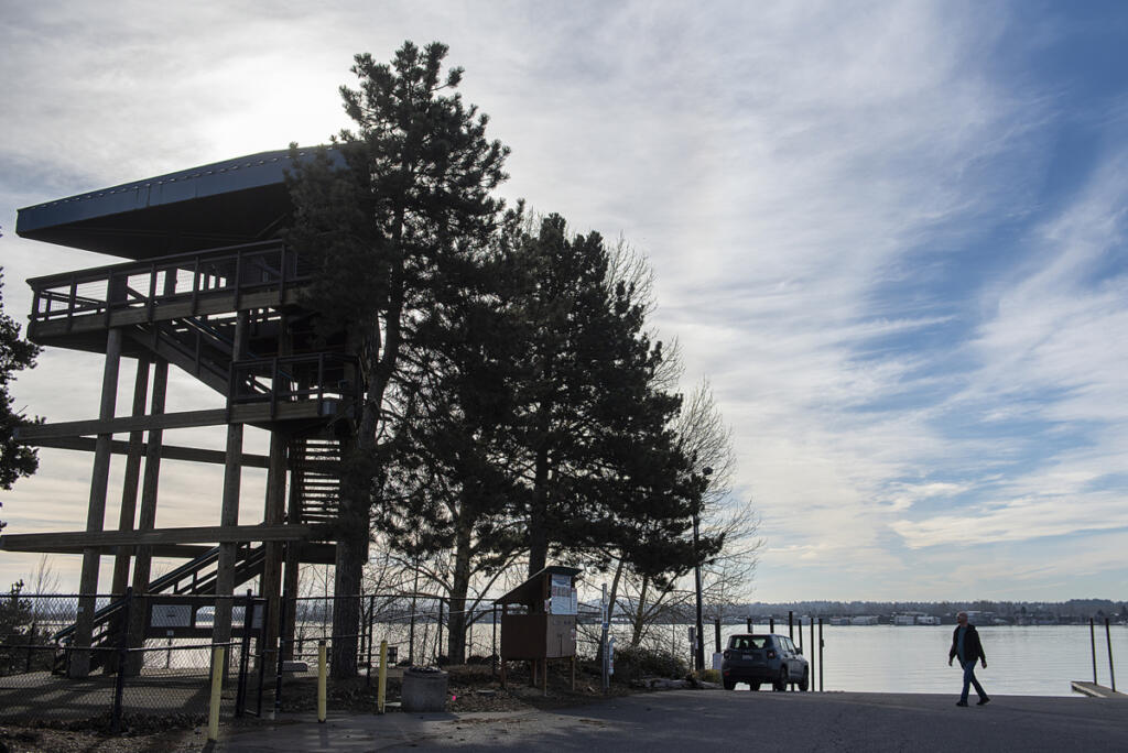 The Henry J. Kaiser Shipyard Memorial tower. (The Columbian files)