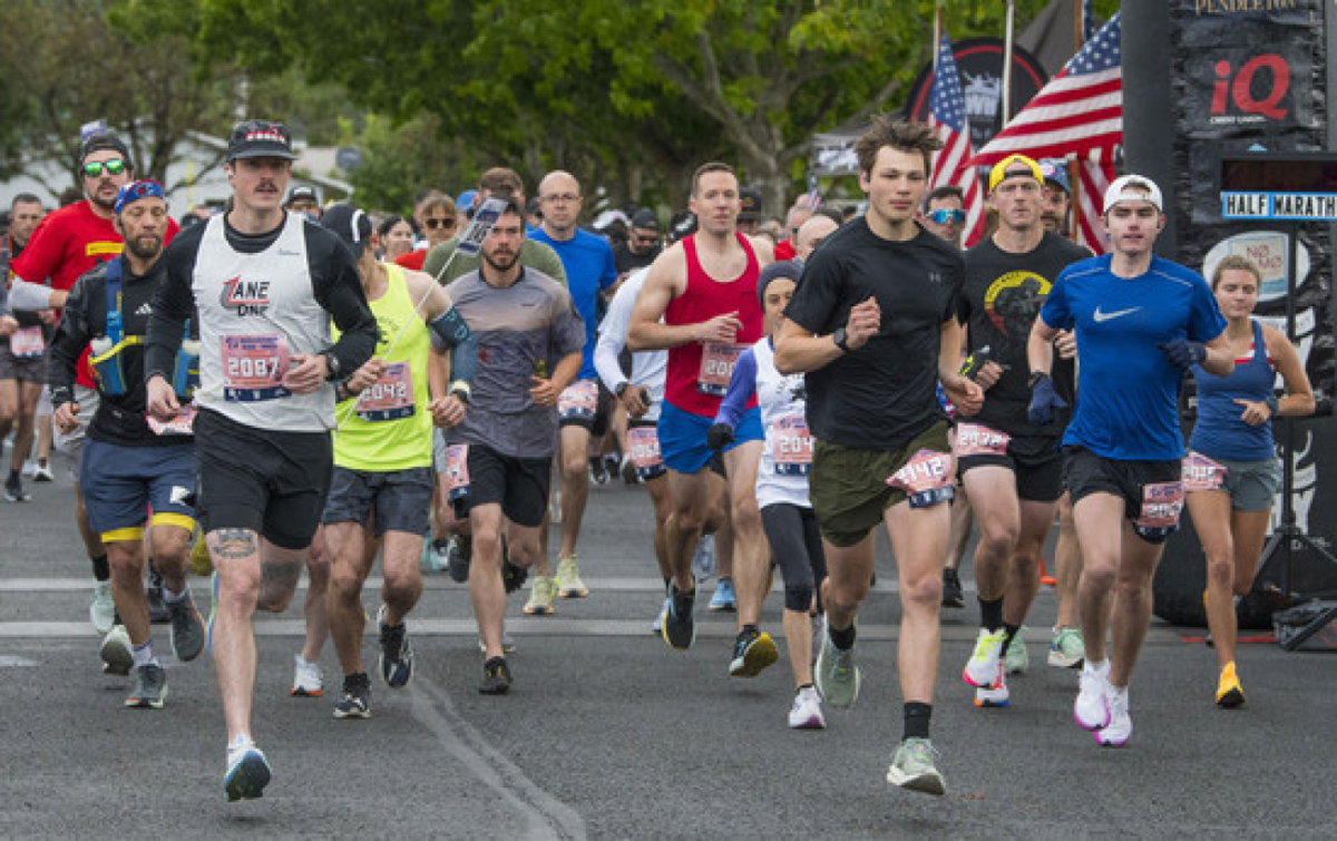 Runners compete in the Reflection Run event held by Why Racing in Washougal on Sunday. (Why Racing photo)
