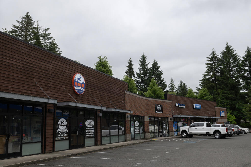 High Expectations Dog Training is pictured in Camas on Wednesday morning, May 20, 2026. (Amanda Cowan/The Columbian)