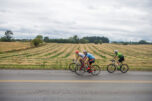 Bicyclists approach the Clark County Fire &amp; Rescue Station 24 in Ridgefield in 2019 while riding the 68-mile Bike Around Clark County loop. Bicyclists chose from five route lengths offered by Ride Around Clark County and organized by the Vancouver Bike Club. (The Columbian file photos)