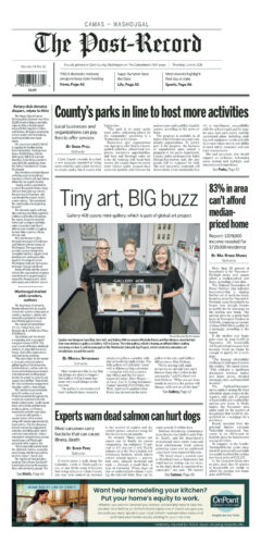 Thursday, June 4th, 2026 Camas-Washougal Post-Record newspaper front page