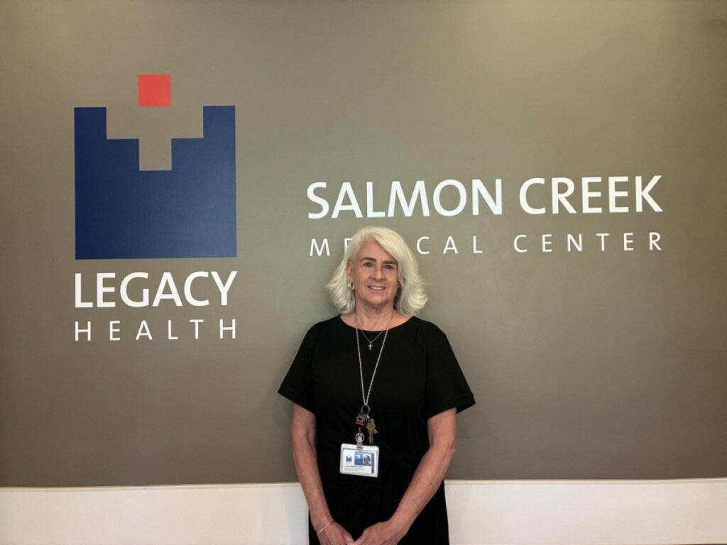 Laura Walsh manages Legacy Salmon Creek Medical Center&rsquo;s volunteer program. (Photo contributed by Legacy spokesperson Ann Goldmann)