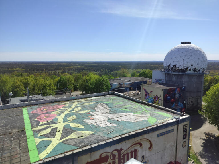 Teufelsberg is a unique Berlin attraction: The small mountain built out of World War II bombing rubble housed a Cold War spy station before becoming today&rsquo;s immense street art showcase.
