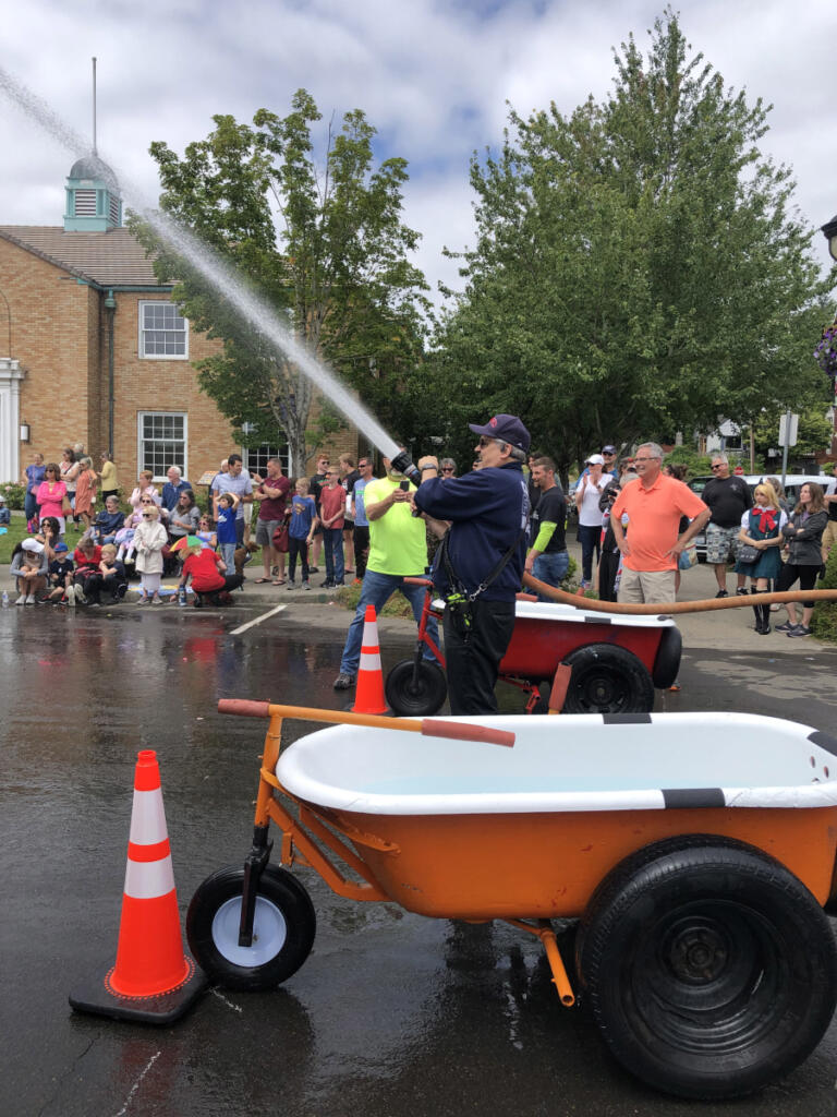 The bathtub races are wildly popular. This is from the 2007 Camas Days festival. (Contributed by Camas-Washougal Chamber of Commerce)