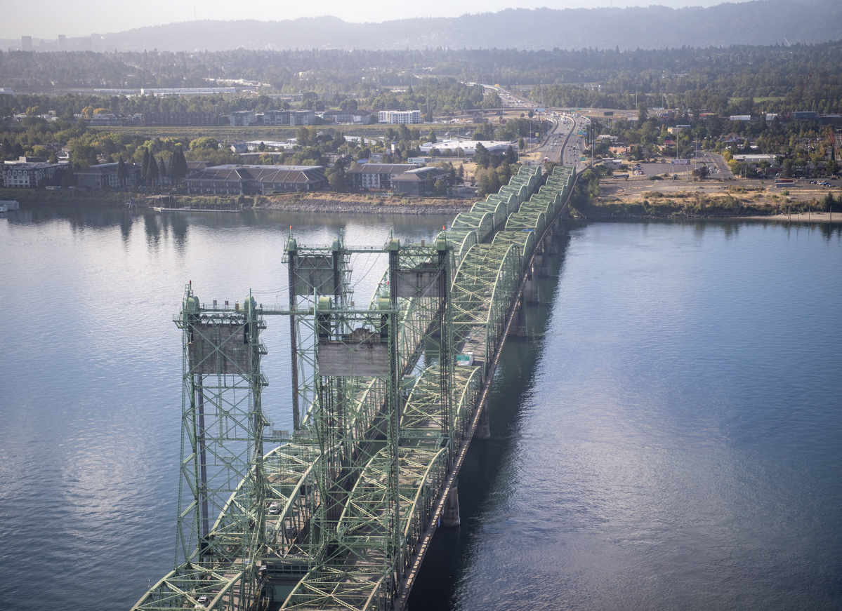 Construction on the new Interstate 5 Bridge is on its way, after the federal government approved the final bridge proposal Wednesday. (Taylor Balkom/The Columbian files)