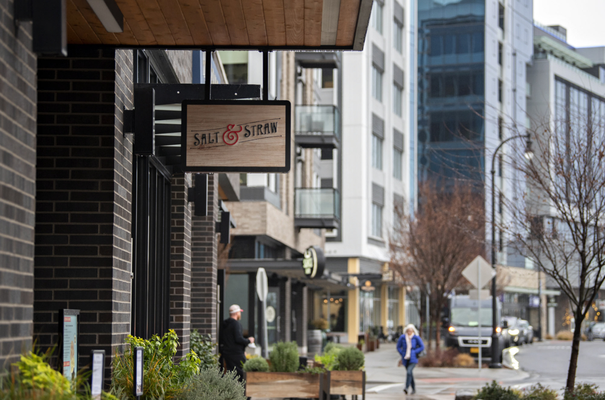 A new Salt &amp; Straw location on the Vancouver waterfront was part of the retail growth seen in 2024. New data shows that retail was Clark County&rsquo;s fastest-growing industry in 2024. (Amanda Cowan/The Columbian files)
