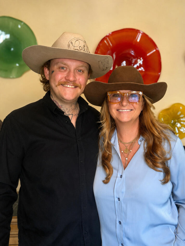 Kristen Decker, right, is the founder and CEO of Desert Bloom. Her son Kenya Decker, left, helps with marketing, publicity, events and more. (Contributed by Kenya Decker)