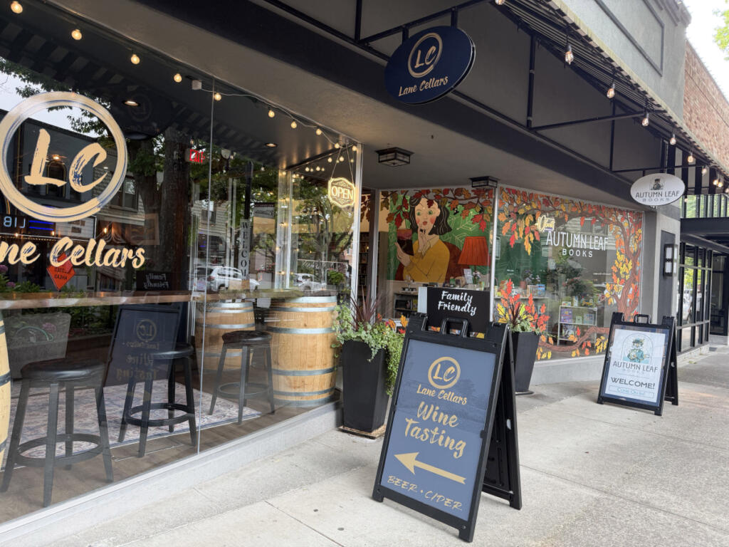 You can stop at Lane Cellars for some wine tasting during the Camas Farmers Market. (Rachel Pinsky)