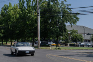 A motorist passes by Grace Church, which shares space with Agape Christian Academy, in Camas on Tuesday morning. Agape Christian Academy, a private K-12 school, is shuttering its high school program, citing a lack of demand. (Amanda Cowan/The Columbian)