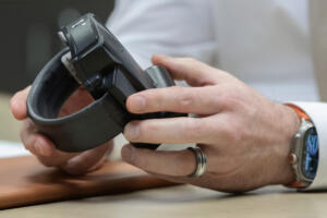 Clark County uses electronic devices to monitor domestic violence offenders to ensure they are complying with orders not to contact their victims. (Amanda Cowan/The Columbian files)