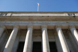 The Temple of Justice in Olympia is where the state Supreme Court convenes. (bill lucia/Washington State Standard)
