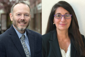 Clark County clerk candidates: Scott Weber and Rachel Shapiro (contributed photos)