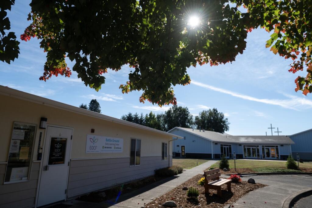 The Battle Ground Early Learning Center is pictured on Monday morning.
