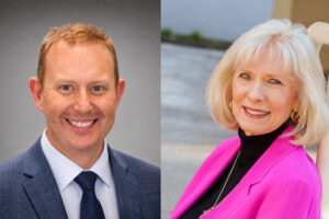 Clark County Auditor candidates: Mitchell Kelly, left and Eileen Quiring O’Brien (Contributed photos)